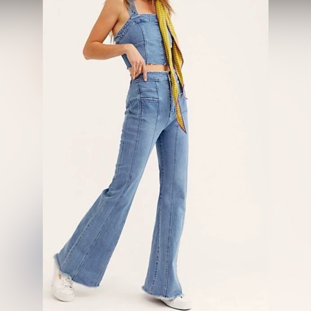 We the Free Free People denim set